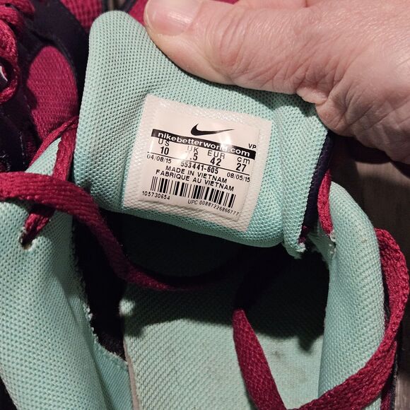 Nike Air Max Coliseum Racer Rasberry Teal Sneaker Womans Sz 10 553441 605 - Picture 6 of 8